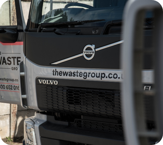 the waste group truck